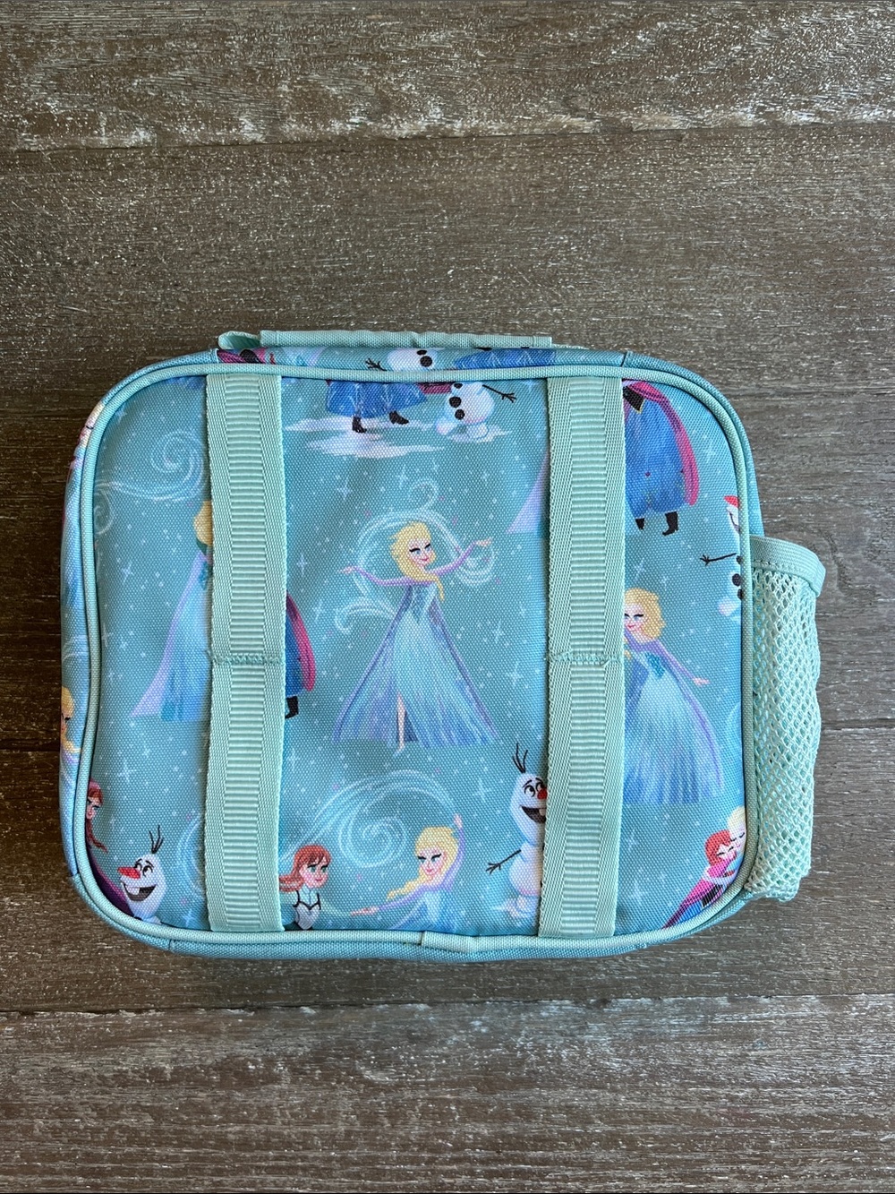 EUC Pottery Barn Kids Mackenzie Aqua Disney Frozen Cold Pack Lunch - Picture 7 of 14